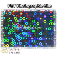 Film laser filmographie PET métallisé pour impression UV